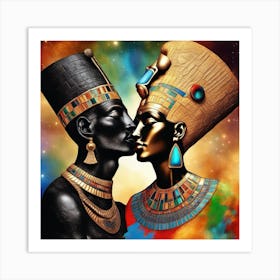 Divine Melanin Love 222 Art Print