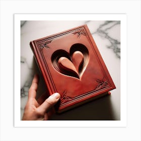 Heart Shaped Book 4 Art Print