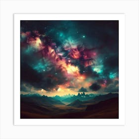 Space Stock Videos & Royalty-Free Footage Art Print