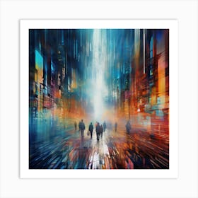 Futuristic City Art Print