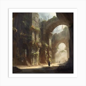 Ruins Of A City 9 Art Print