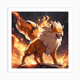 Pokemon Fox 1 Art Print