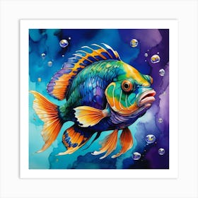 Colorful Fish 1 Art Print