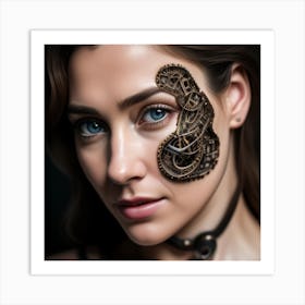 Steampunk Beauty Art Print