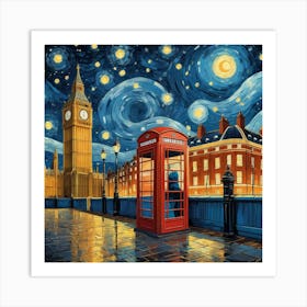 Big Ben At Night Art Print