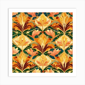 Floral Pattern 3 Art Print