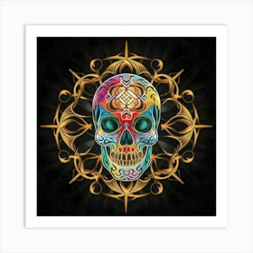 Sugar Skull 14 Art Print