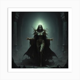 Dark Elf Art Print