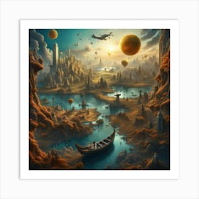 City In The Sky 1 Art Print