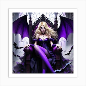 Sexy Vampire 2 Art Print