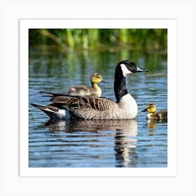 Canadian Geese 10 Art Print