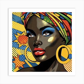 Wuraola Pop African Woman Art Print