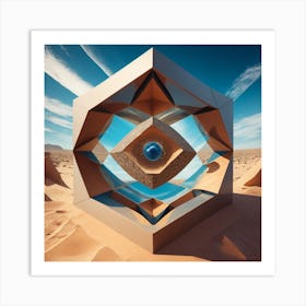 Eye Of The Cube Art Print