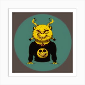 Devil With Horns Art Print