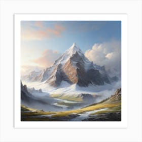 Mountain Landscape 3 Art Print