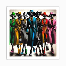 Fashionistas Art Print