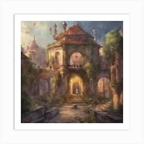 Fantasy Painting 6 Art Print