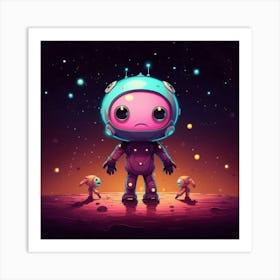 Space Aliens Art Print