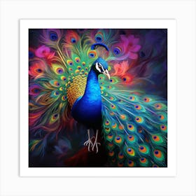 Peacock 14 Art Print