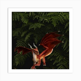 Red Dragon Art Print