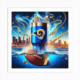 LA Rams Art Print