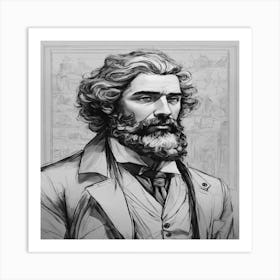 Portrait Of A Man 1 Art Print