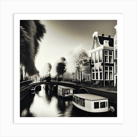 Amsterdam Canal Art Print