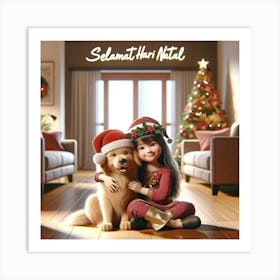 Cute Christmas 2 Art Print