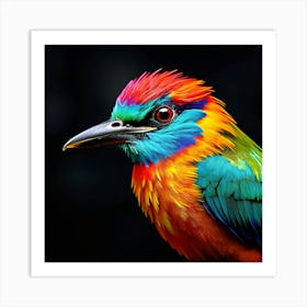 Colorful Bird Art Print