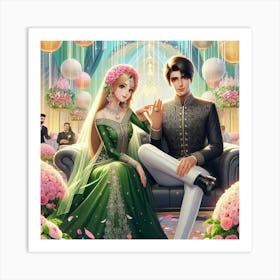 Islamic Wedding 2 Art Print