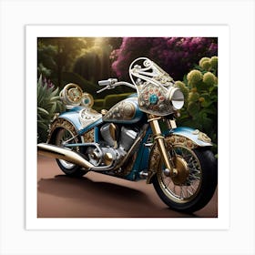 Harry Potter Motorcycle Art Print