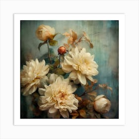 Fa Vintage Floral 53 Art Print