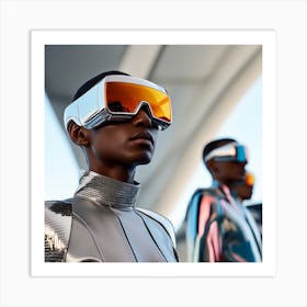 Futuristic Women 6 Art Print