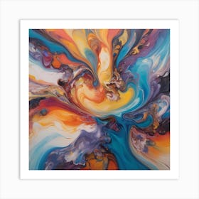 Abstract Painting 27 Art Print