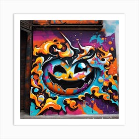 Spooky Pumpkin Art Print