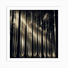 Dark Forest 26 Art Print