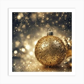 Christmas Background Art Print