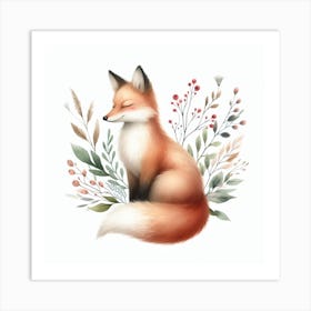 Fox 4 Art Print