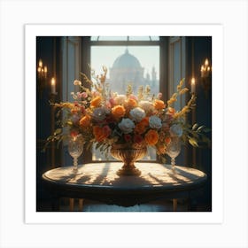 Bouquet Of Flowers Art Print