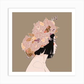 Flowercrown Art Print