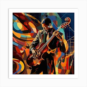 Jazz Musician 82 Art Print