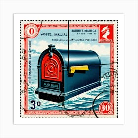 Stamp Postage Mail Letter Envelope Collectible Philately Postal Communication Paper Collec (6) Art Print