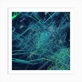 Abstract City Art Print