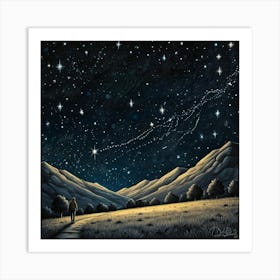 Starry Night 15 Art Print