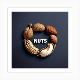 Nuts In A Circle 8 Art Print