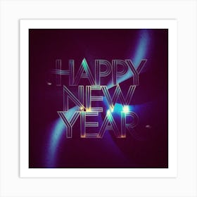 Happy New Year 9 Art Print