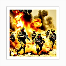 Israeli Army Soldiers Art Print