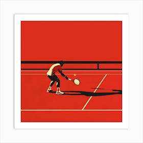 Tennis Player Art Print