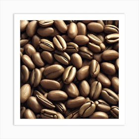 Coffee Beans 423 Art Print