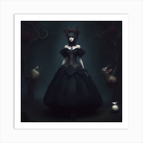 Dark Fairy Art Print